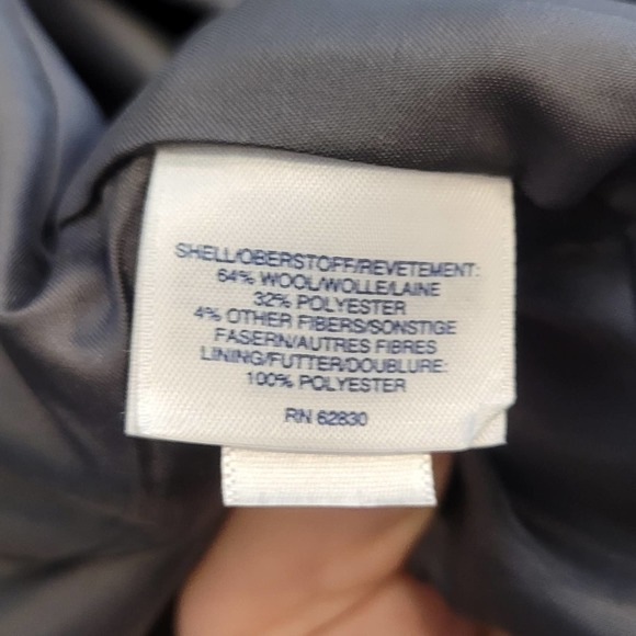 Lands End Plus Size Fit and Flare Long Wool Coat Size 22W - Picture 7 of 8